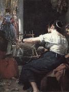 Diego Velazquez Detail of The Spinners or The Fable of Arachne France oil painting artist
